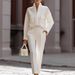 Modern Urban Commuter Two-Piece Set With Functional Pockets | Office To Weekend Wear_ecoleips.com