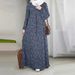 Women's Modest Abaya Dress Fashion Print Autumn New Clothing_ecoleips.com