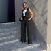 Stylish Women's Waistcoat & Wide-Leg Pants Set - Comfortable Office & Casual Outfit For Chic Everyday Wear_ecoleips.com