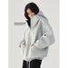Acestudios Autumn/Winter American Retro Street Style High-end Silhouette Hooded Cardigan Regular Sweatshirt Jacket For_ecoleips.com