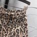 Personalized Leopard Print High Waist Denim Shorts Women's Summer Fashion Foreign Style Age Reduction A Word Trend Rough Edge Hot Pants_ecoleips.com