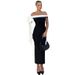 Elegant Off-Shoulder Ribbon Dress – Strapless & Bodycon Silhouette For Autumn_ecoleips.com