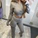 Women's Personalized Multi-pocket Zipper Hooded Street Shot Casual Suit_ecoleips.com