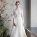 Satin Light 2026 New Bride Temperament Forest Style Long Sleeve Banquet Super Fairy Travel Photography Wedding Dress_ecoleips.com