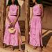 Women's Fashion Lace Sleeveless Short Skirt Pocket INS Casual Loose Vacation Two-piece Dress_ecoleips.com