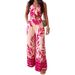 Women's Clothing Spring And Summer New Women's Fashion Sexy Printed Suspender Top Wide Leg Suit_ecoleips.com