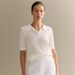 Tornova Hollow Knitted T Shirt Women's Summer Casual Short Sleeve Loose Lapel Solid Ins Hot Tops Female Sweater T Shirt Outwear_ecoleips.com