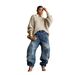 Women's Clothing Women's Ripped Patchwork Washed Jeans Jeans Multi Pocket Denim Clothing For Formal & Casual For Women_ecoleips.com