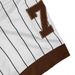 Women's Clothing Hot Girl Retro Loose Embroidery V Neck Striped Short Sleeved T Shirt Top_ecoleips.com