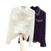 Women's Clothing All Match French Tops, Fashionable Shirts For Women, Spring And Autumn New Designs, Niche Tops_ecoleips.com