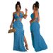 Women's Clothing Small Blinds New Sexy Halter Neck Lace Up Slim Hollow Dress_ecoleips.com
