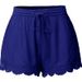 Voya 2026 Foreign Trade European And American Summer Solid Color Lace-Up Shorts Casual Pants For Women, Large Stock_ecoleips.com