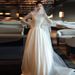 Women's Clothing Elegant Style Long Sleeved Lace Wedding Dress Luxurious Spring Bridal Gown With Train For Reception_ecoleips.com