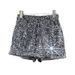 Sequin Embroidered High-Waist Shorts For Women - Stretchy Slim-Fit Hot Pants With Pockets, Black & Silver Glam Style_ecoleips.com