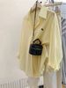 Blue Striped Lapel Shirt for Women Versatile Long Sleeved Top Simple Temperament Fashion Layered Jacket_ecoleips.com