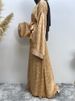 New Muslim Dress Fashion Dubai Abaya Islamic Clothing Turkey Marroqui Kaftans For Women Galabia Arabic Satin Caftan White Ramada_ecoleips.com