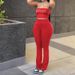 Women's Clothing Upgraded Version Sleeveless Tube Top Slim Fit Hip Lifting Nude Sports Casual Pants Fashionable_ecoleips.com