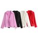 Verve 2025 Spring New Women's Fashion Loose Bowknot Decorated Satin Texture Shirt For Women2183331_ecoleips.com