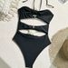Women's Clothing New Sexy One Piece Solid Color Flower Bikini Ins Style Holiday Beach Ladies Swimsuit Bikini_ecoleips.com