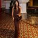 Women's Sexy Halter Lace Panel Sleeveless Bodycon Maxi Dress – Elegant Evening Party Gown_ecoleips.com