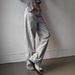 street Style Retro Smoky Gray Washed Wide-leg Jeans For Women, Autumn Winter European And American Style, High-waisted,_ecoleips.com