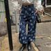 Rose Flower Jeans For Women 2025 Autumn New Korean Style High Waist Slimming Versatile Printed Wide-Leg Casual Pants_ecoleips.com