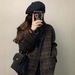 2025 New Woolen Blazer High-End Vintage Thick Plaid Coat For Women Trendy A8295_ecoleips.com