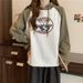 American-style Thin Hooded Sweatshirt Women, Suitable For Early Autumn, Versatile, Plus-size, Loose-fitting, Slimming,_ecoleips.com