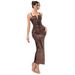Women's Clothing Party Long Sequin Dress Sexy Evening Dress_ecoleips.com