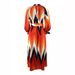 Premium Muslim Abaya Dress – Elegant Hand-Painted Chiffon Maxi Dress With Belt, Modest Long Sleeve Kaftan For Women, Breathable & Stretchy_ecoleips.com