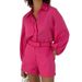 Niche Dragon Fruit Color Commute Women's Spring/Summer Set: Short Pants & Shirt Two-Piece_ecoleips.com