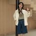 Real Shot Of The 2025 Spring-summer New Japanese Retro Denim Shorts For Women, Loose Fit, Slimming, Washed Wide-leg_ecoleips.com