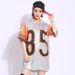 ng2510292 Cross-border Internet Celebrity Women's Short-sleeve T-shirt, Ins-style Mid-length Loose Sequin Outfit For Friends, 2023_ecoleips.com