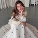 Women's Elegant Summer Maxi Dress – Flowy A-Line Long Sleeve Dress With Waist Tie & Butterfly Embroidery – Cotton-Polyester Blend Boho Chic Dress_ecoleips.com