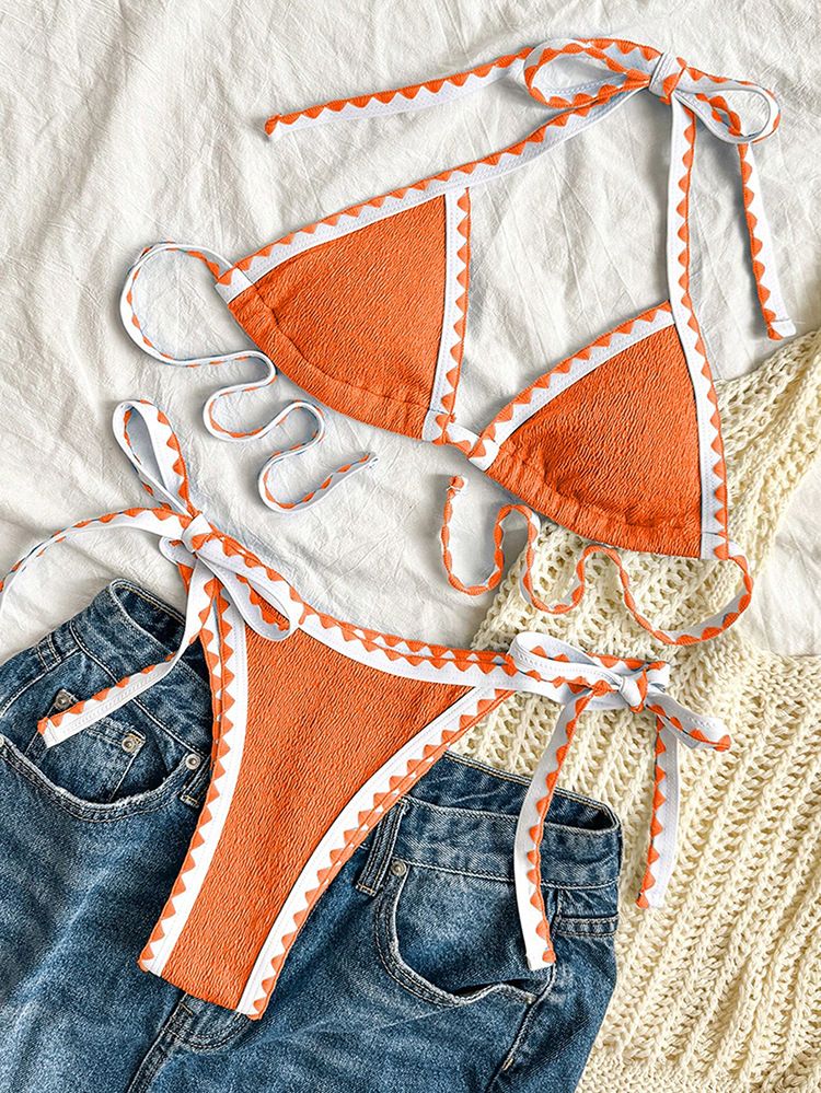 Women's Clothing Bikini Two Piece Set With Fashionable And Sexy Swimwear_ecoleips.com