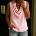 Summer Turtleneck Vest For Women Casual Cotton Linen Sleeveless Shirt American Style Fashion Top_ecoleips.com