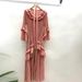 Women's Clothing Pleated Temperament Dress Spring And Summer New Style Fashionable Slim Large Size Long Skirt_ecoleips.com