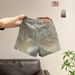 Women's Vintage A-Line Denim Shorts - Retro Light Blue High Waisted Summer Shorts For Casual Street Style_ecoleips.com