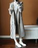 Korean Style Oversized Hooded Cardigan For Women - Cozy Long Loose Fit Cable Knit Sweater_ecoleips.com