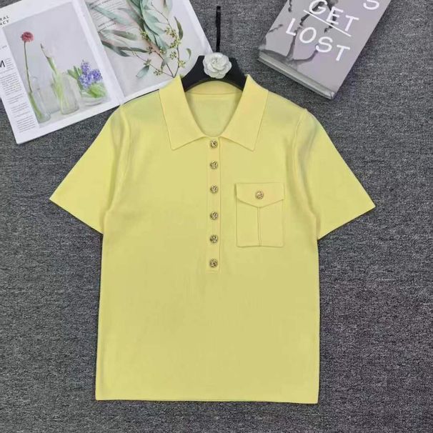 2026 New Model POLO Collar Pullover Comfortable High-End Elegant Light Luxury Fashion Brand Logo Versatile Solid Color Knit Sweater_ecoleips.com