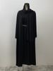 Muslim Set Elegant Abaya African Black Dress With Buttons Dubai Long Woman Evening Robe Kaftan Moroccan Wedding Caftan Ramadan_ecoleips.com