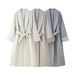 New Splicing Belt Long Woolen Coat_ecoleips.com
