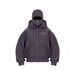 Women's Clothing American Style Long Sleeved Sweatshirt Silver Letter Print Loose Street Style Hooded Jacket_ecoleips.com