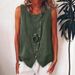 2026 Spring/Summer Cross-Border European And American Women's Fashion New Sleeveless Shirt Single-Breasted Loose Vest_ecoleips.com