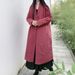 girl Artistic Jacket Padded Vintage Zen Style Linen Long Cotton Coat 4 Colors_ecoleips.com