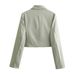 Women's European American Style Straight Leg Pants And Short Jacket Set Spring New Arrival Wholesale 2024_ecoleips.com