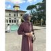 Women's Clothing Muslim Slim Temperament Waist Robe Dress_ecoleips.com