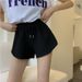 K Sports Shorts, Women's Casual Versatile Home A-line Pants, Worn With Drawstring, New High Waisted Slimming Shorts_ecoleips.com
