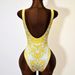 Bohemian One-Piece Swimsuit For Women, Floral Print Bathing Suit With Ruffle Detail, Vintage Style Hot Spring Beach Swimwear_ecoleips.com