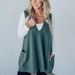 2024 Cross-Border Independent Station Autumn Winter Solid Color V-Neck Pocket Knitted Vest Sleeveless_ecoleips.com